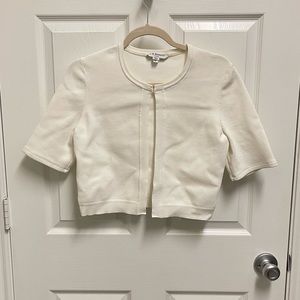 L.K. Bennett Off White Shell Cardigan